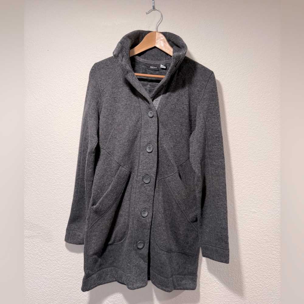 MARMOT Maddie Sweater Long Button Up Cardigan - Picture 2 of 6
